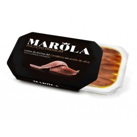 Anchoa Marola Premium, en aceite de oliva 100 gr.
